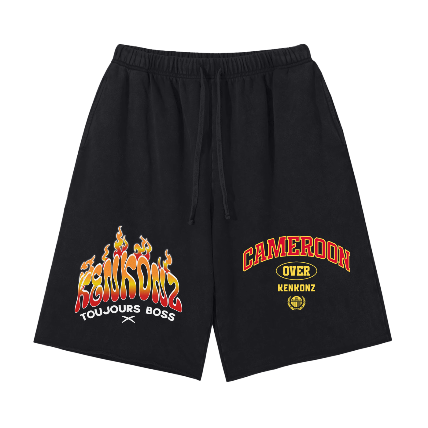Scattered Edge Vintage Washed Shorts - 350 GSM